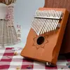 Fiddle de pulgar de 17 tonos para principiantes, núcleo de flor de durazno, fiddle de dedo, introducción, fiddle de trémolo, instrumento musical pequeño portátil, chapa, fiddle Karimba