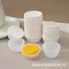 Porta Papel para Pastel Mei Niang de Nieve Portavasos de Papel Desechable para Pastel Resistente a Altas Temperaturas Papel a Prueba de Grasa Porta Papel para Pastel Vaso de Papel para Chocolate Blanco