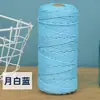 Cuerda de Algodón de Color de 3 mm para Manualidades Trenzado Hecho a Mano Hilo de Algodón Grueso Fino Suave Cuerda para Tapicería 10m/50m/100m No