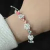 Novo Estilo Chinês Estilo Antigo Personalidade Pulseira de Pérola Ajustável Tecida Estilo Étnico Sorte Lótus Lótus Pulseira Colorida com Contas