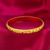 Joias Coreanas Atacado Ouro Europeu Fivela 6mm Pulseira Moda Feminina Pulseira de Estrela Dourada Fosca