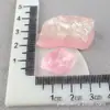 Llavero de Cristal de Roca DIY con Lentejuelas Accesorios de Resina Accesorios de Pegamento en Crema Cubitos de Hielo Simulados Funda para Teléfono Móvil Accesorios de Comida y Juego