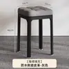 Mesa y Sillas de Comedor para Uso Doméstico, Apilables, Engrosadas, Modernas, Sencillas, Lujo Ligero, Sensación de Gama Alta, Taburete Acolchado Suave para Sala de Estar, Resistente y Duradero