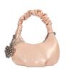 Bolsa Transversal de Corrente Estilo Coreano de Alto Padrão Transfronteiriça 2026 Nova Tendência Bolsa Transversal Feminina para Carregar na Mão Moda Plissada Bolsa Nuvem