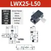 Plataforma de Deslocamento no Eixo X Lwx25 40 60-L50 100 150 200 300 Ranura de Andamiaje Cremalheira de Engrenagem Mesa Deslizante