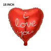 Globo de Película de Aluminio Español de Amor de 18 pulgadas Amor Día de San Valentín Chino Boda Arreglo de Globos Romántico para Confesión