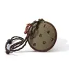 Bolsa Redonda Digital Estilo Coreano Bolsa Transversal Pequena Infantil Lona Criativa Moda Feminina Bolsa de Pescoço Carteira Mini Masculina