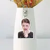 Llavero Acrílico Doble Cara con Fondo Blanco Puro para Decoración de Mochila, Similar a Artículos Tendencia de Tiktok