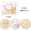 Pulsera Infantil Linda de Dibujos Animados Sanrio con Cuentas Acrílicas de Colores, Pulsera para Niñas con Colgantes de Cuentas