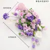 Flores Artificiais para Arranjos de Flores de Casamento Flores Penduradas Banquete de Noivado Banquete de Bebê Painel de KT Layout de Cena Floral de Casamento Flores Artificiais