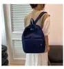 Mochila Escolar de Pana para Estudiantes Multiusos Gran Capacidad Ligera para Viajes al Aire Libre Mochila Literaria Simple Casual