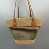 Moda para Mujer Bolso de Hombro Retro Cuero Lavanda Bolso Tejido de Paja para Mujer Bolso de Hombro Tejido Retro Bolso para Mujer Little Red Book