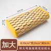 Almohada de bambú, con estampado de mahjong, hueca y transpirable, almohada de esterilla refrescante, adecuada para saunas, soporte para el cuello, cuentas de masaje, para una persona, almohada refrescante para el verano