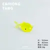 Peixe-boneco Miniatura Animal Novo que Brilha no Escuro Acessórios DIY Enfeites de Animais Decoração Caseira Feita em Casa Pequenos Acessórios