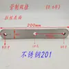 Accesorios para Barandilla 304 Poste Pasamanos Barandilla Acero Inoxidable Piezas de Fijación para Escaleras Piezas de Garra de Conexión para Vidrio Pieza de Oreja Perno de Oreja