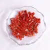 Contas Tubulares de Jade Vermelho Contas Tubulares Retas Pulseira DIY Contas de Ábaco Espaçadores Brincos Colar Acessórios Semi-Acabados Atacado