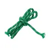 Cuerda de Poliéster Colorida de 5 mm con Núcleo Envuelto Cuerda Redonda Resistente al Desgaste Cuerda para Atar DIY Cuerda para Tejer Hecho a Mano Colgante Creativo para Llavero