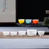 Taza de Hueso de Porcelana Xingniangtang Chaozhou Personalizada de 45 ml, Taza de Polipropileno Ligera, Translúcida y de Alta Densidad para Aroma para Uso Doméstico