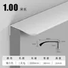 Ventas directas de fábrica arco redondo grande 1.0 de grosor puerta de armario manija invisible venta al por mayor de fábrica puerta de gabinete negra manija blanca