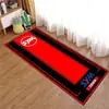 Alfombra de terciopelo de cristal estilo americano TEMU transfronteriza, amigable con la piel, resistente al desgaste, a prueba de polvo, alfombra de mesita de noche para dormitorio, tapete decorativo para piso de motocicleta para sala de estar