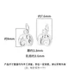 Novo Pingente de Elefante da Sorte Sólido em Prata de Lei S925 Pulseira de Contas DIY Fio Vermelho Acessórios de Prata