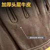 Guantes Especiales para Soldador, Guantes de Soldadura de Cuero de Vaca Tipo Conductor, Resistentes al Desgaste, Resistentes a Altas Temperaturas, Guantes Cortos de Cuero Completo para Protección Laboral, Venta al por Mayor por Fabricante