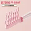 Peine ondulado de doble fila para el hogar, peine de masaje para mujer con dientes anchos para cabello voluminoso, peine antiestático de dientes anchos para peinar