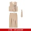 Comercio Exterior Transfronterizo Elegante Traje Británico para Niños Conjunto Traje de Boda Paje Ropa Formal Traje para Niños Ropa para Presentación de Piano