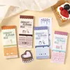 Libro de Pegatinas Troqueladas de Salsa de Tomate, Tema de Flor de Espuma de Leche Isla Postre Borde Decoración para Diario Creativo Hecho a Mano