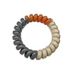 Comercio exterior color gel línea telefónica Anillo para el pelo combinación de colores cuerda para el pelo alta elasticidad cristal caramelo tres colores combinación cuerda para la cabeza funda de cuero