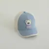 Gorra de Béisbol Personalizada para Niños Nueva Linda Oso Protección Solar Media Malla Guardería Versátil Gorra de Béisbol para Niñas Comercio Exterior