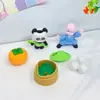 Lindo Set de Borradores de Dibujos Animados con Diseños Creativos, Accesorios de Caja de Borradores para Estudiantes, Borrado Limpio, Papelería Infantil