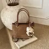 Nova Coleção Outono/Inverno 2025 Design de Nicho Retro Fosco Bolsa de Mão Moda Versátil Ombro Transversal Bolsa Tote
