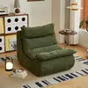 Sofá Perezoso para Dormir y Recostarse, Silla con Respaldo para Balcón de Apartamento Pequeño Sala de Estar, Silla Individual de Ocio para Estudio Dormitorio Tatami