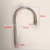 Lámpara de pared codo pequeño oro francés codo tornillo M10 accesorios codo lámpara de pared pasillo araña multicabezal codo