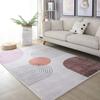 Alfombra de Sala de Estar de Lujo Ligero de Alta Gama Moderna Simple Sofá Mesa de Centro Felpudo Dormitorio Resistente a la Suciedad Resistente al Desgaste Alfombra Imitación Cachemira