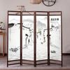 Nuevo biombo plegable de madera estilo chino para pasillo de hotel, oficina, sala de estar, hogar, piso, pantalla de oficina clásica, partición