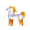 Entra en las Nuevas Manualidades de Cristal Animales de Dibujos Animados Zodíaco Caballo Adornos para Sala de Estar Cumpleaños de Niños Regalos de Año Nuevo