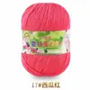 Hilo de proteína de seda, hilo de algodón para bebés, ovillos de hilo, hilo para bebés y niños, hilo para suéteres, gorros, zapatos, muñecas, crochet, tejido DIY y bolsos