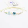 Venta Caliente Transfronteriza Flores Secas Flor de Cerezo Narciso Mariposa Fresco Dulce Romántico Pulsera Tejida a Mano Tamaño Ajustable