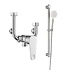 Válvula mezcladora para calentador de agua Kapin, válvula mezcladora de agua fría y caliente de montaje superficial, grifo interruptor de ducha, válvula mezcladora en forma de U de acero inoxidable 304