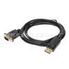 Cabo Adaptador DP para VGA Conexão de Host de Computador Placa de Vídeo Monitor Projetor TV Cabo de Conversão de Alta Definição