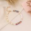 Nova Pulseira de Joias Boêmia, Elegante e Personalizada Pulseira de Pérolas de Argila Macia B334