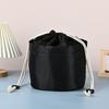 Bolsa Térmica Redonda con Cordón para Estudiantes, Salidas, Camping, Bolsa Térmica Portátil de Mano para Conservar el Frío y el Calor