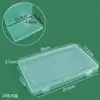 Peças plásticas transparentes classificação caixa de pesca componentes caixa de ferramentas tampa transparente caixa criativa para armazenamento de material de escritório caixa vazia