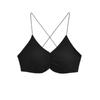 Estilo Novo de Verão Francês Sexy Top Camisola com Bojo Triângulo para Mulheres com Alças Finas, Roupa Íntima Hot Girl com Bojos, Sutiã de Praia
