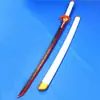 Accesorios de Cosplay de Madera Armas Tanjiro Demon Slayer Espada Nichirin Mariposa Ninja Demon Slayer Kimetsu No Yaiba Hoja Sin Afilar