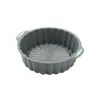 Molde de silicona para pastel resistente a altas temperaturas molde para hornear molde de dona pan tostado molde Qi Feng traje de molde para hornear gris oscuro