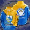 Novo Suéter com Estampa Digital 3D de Rugby para Outono e Inverno 2023 EUA Amazon Transfronteiriço Hoodie Masculino e Feminino