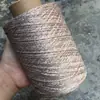 Venda Direta da Fábrica Fio Iridescente Oco com Fio de Ouro e Prata DIY Crochê Tricô à Mão Cabeça de Ursinho de Pelúcia Acessório de Cabeça Leidezhuzhu